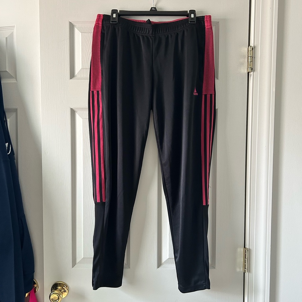 Adidas Primegreen Black and Pink Pants